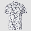 Classic Short Sleeve Shirt Navy Flower