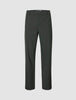 Ease Pants Regular Northern Pine – mörkgröna byxor med raka ben, knappstängning, bälteshällor och skandinavisk design.