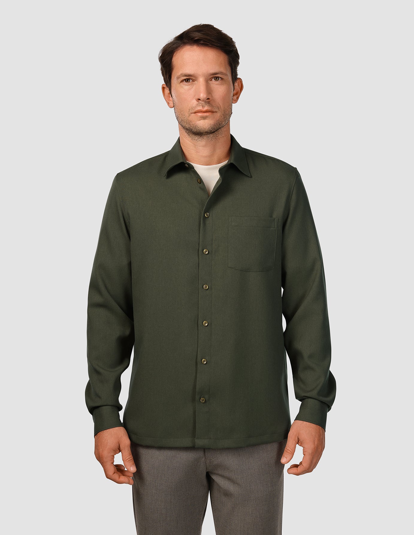 Effortless Shirt Clover Green