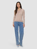 Women's Elevated Knit Polo Copper Melange