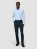 Elevated Shirt Light Blue Stripe Thin Regular
