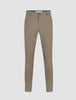 Essential Pants Slim Dark Beige Melange