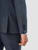 Essential Blazer Regular Dark Blue Check