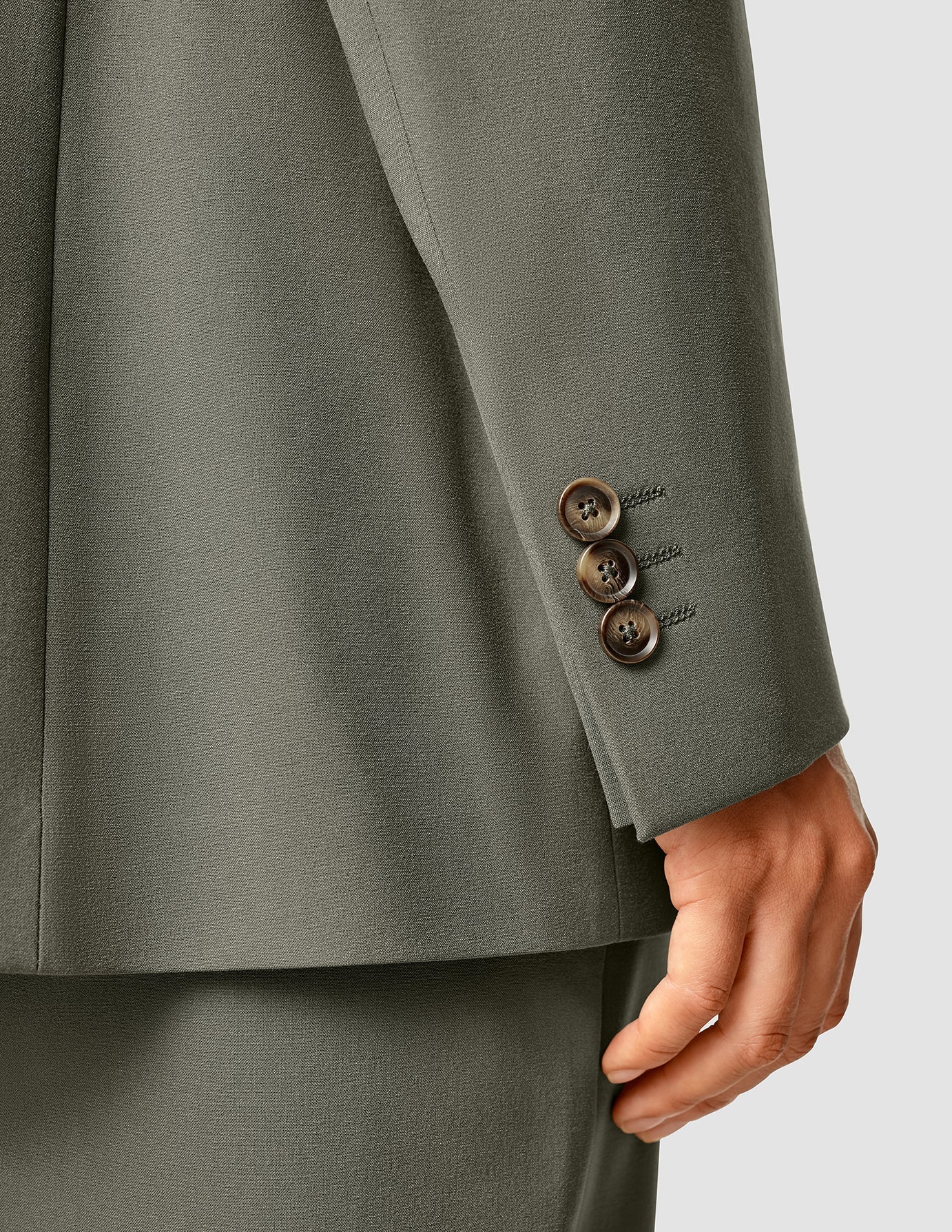 Essential Blazer Dark Olive