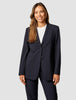Essential Blazer Navy Pinstripe