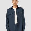 Essential Overshirt Navy Melange