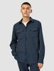 Essential Overshirt Navy Melange