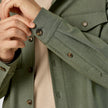 Essential Overshirt Nightfall Green Melange