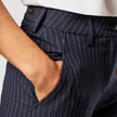 Essential Pants Tapered Navy Pinstripe