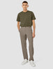 Essential Pants Relaxed Fit Dark Beige Melange