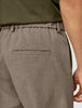 Essential Pants Relaxed Fit Dark Beige Melange