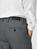 Essential Suit Pants Slim Dark Grey Melange