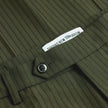 Essential Suit Moss Green Pinstripe