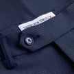 Essential Suit Pants Slim Dark Blue Check