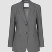 Essential Blazer Dark Grey Melange