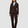 Essential Suit Straight Espresso