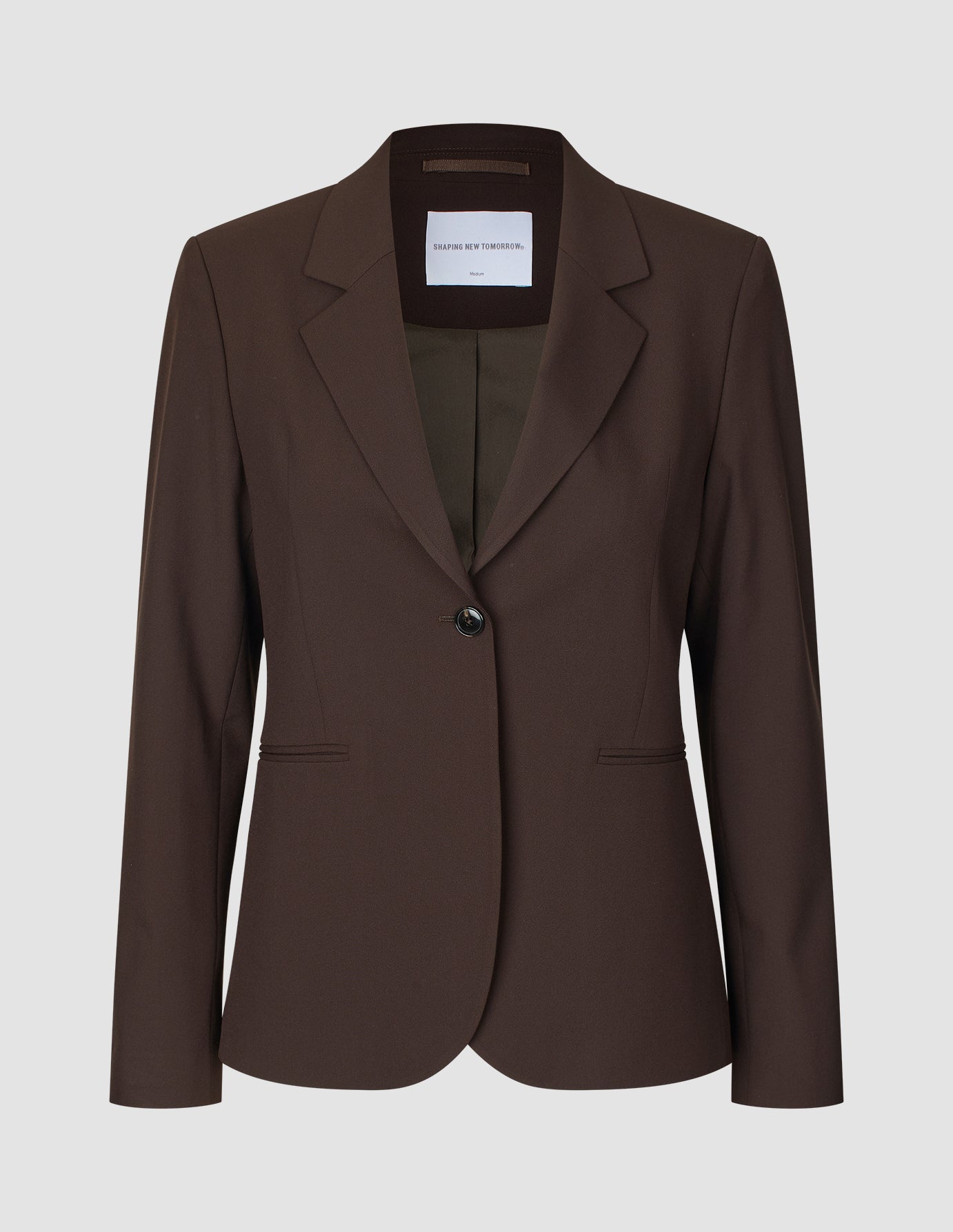 Essential Suit Straight Espresso
