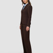 Essential Suit Straight Espresso
