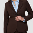 Essential Suit Straight Espresso