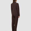 Essential Suit Straight Espresso