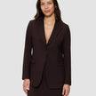 Essential Set Espresso Blazer Short Skirt