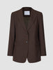Essential Set Espresso Blazer Short Skirt