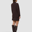Essential Set Espresso Blazer Short Skirt
