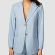 Essential Blazer Sky Blue Melange