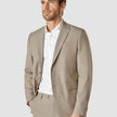 Essential Blazer Beige Melange Regular