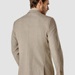 Essential Blazer Beige Melange Regular