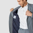 Essential Blazer Light Blue Melange Regular