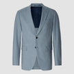 Essential Blazer Light Blue Melange Regular