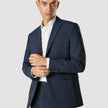 Essential Blazer Navy Melange Slim