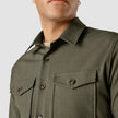 Overshirt Remote Green Melange