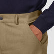 Essential Pants Regular Vintage Brown Melange