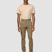 Essential Pants Slim Vintage Brown Melange