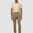 Essential Pants Slim Vintage Brown Melange