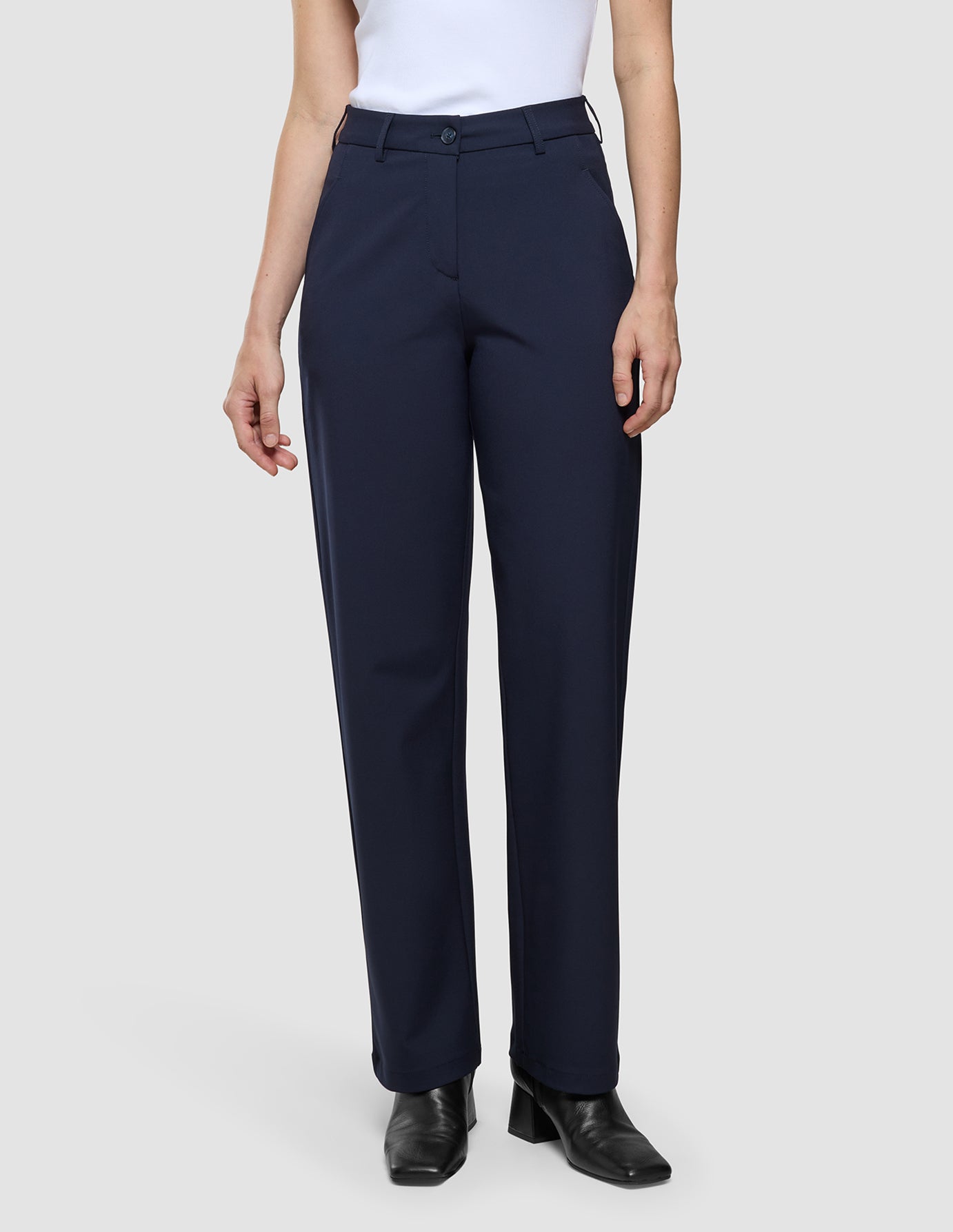 Essential Pants Straight Midnight Blue