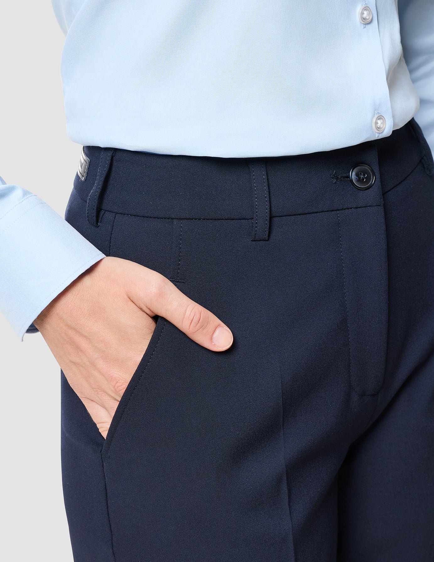 Essential Pants Tapered Midnight Blue