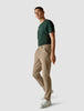 Essential Pants Slim Plaid Khaki