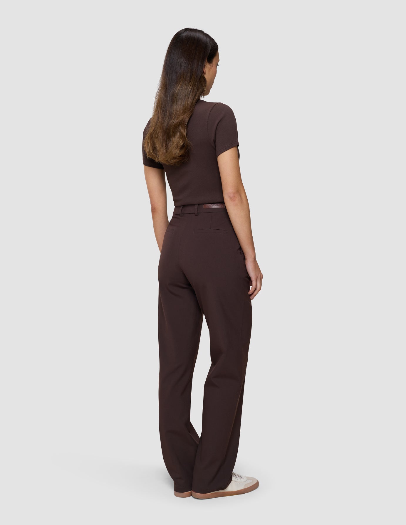 Women's Essential Pants Straight Espresso