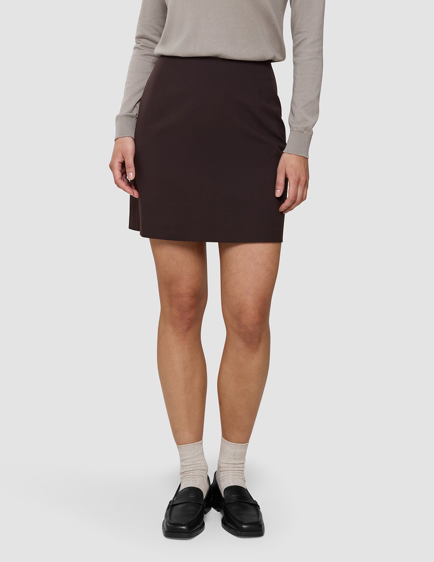 Women's Essential Short Skirt Espresso