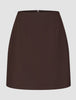 Women's Essential Short Skirt Espresso