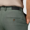 Essential Suit Pants Relaxed Fit Green Melange