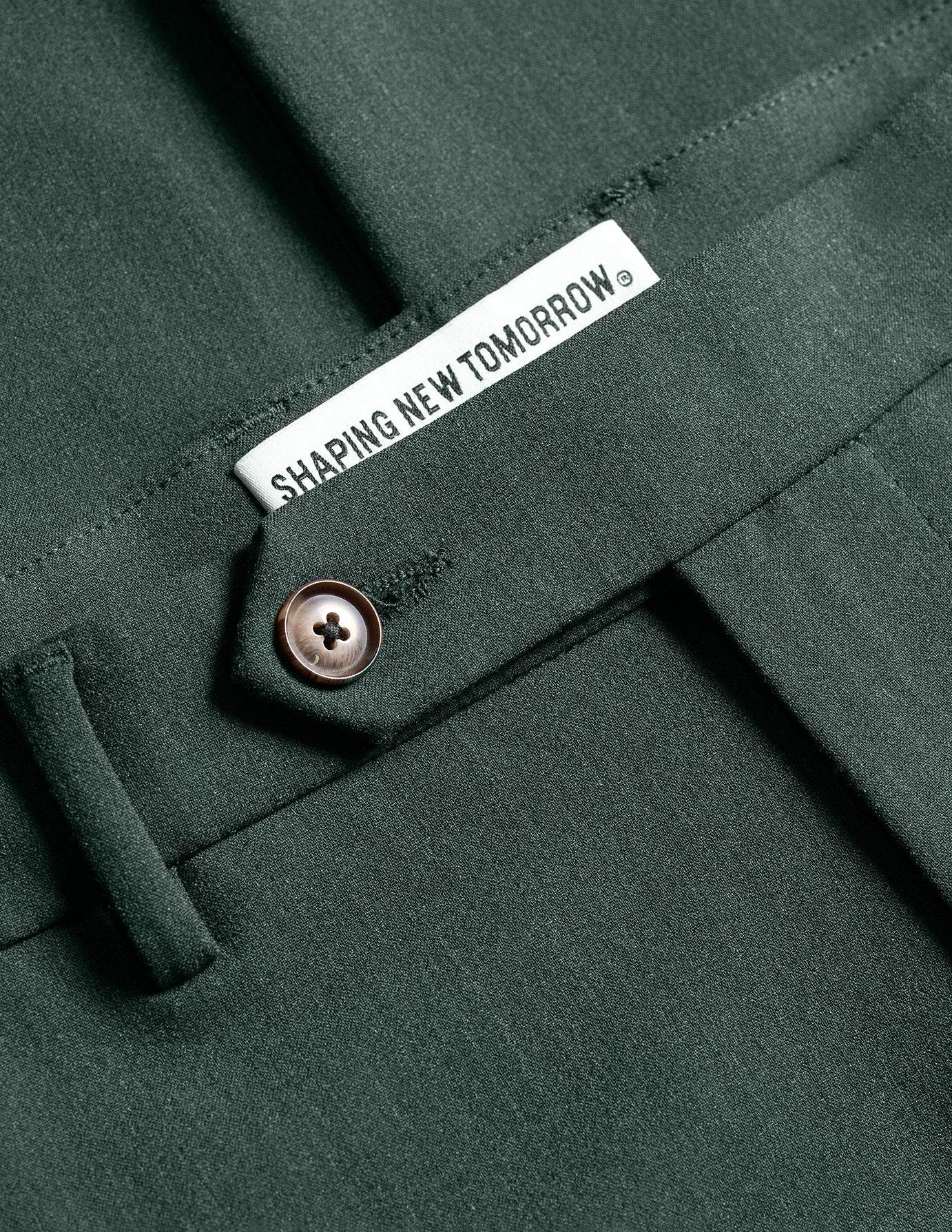 Essential Suit Pants Relaxed Fit Pine Green