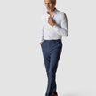 Essential Suit Pants Slim Royal Blue Check