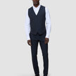 Essential Vest Navy Stripes