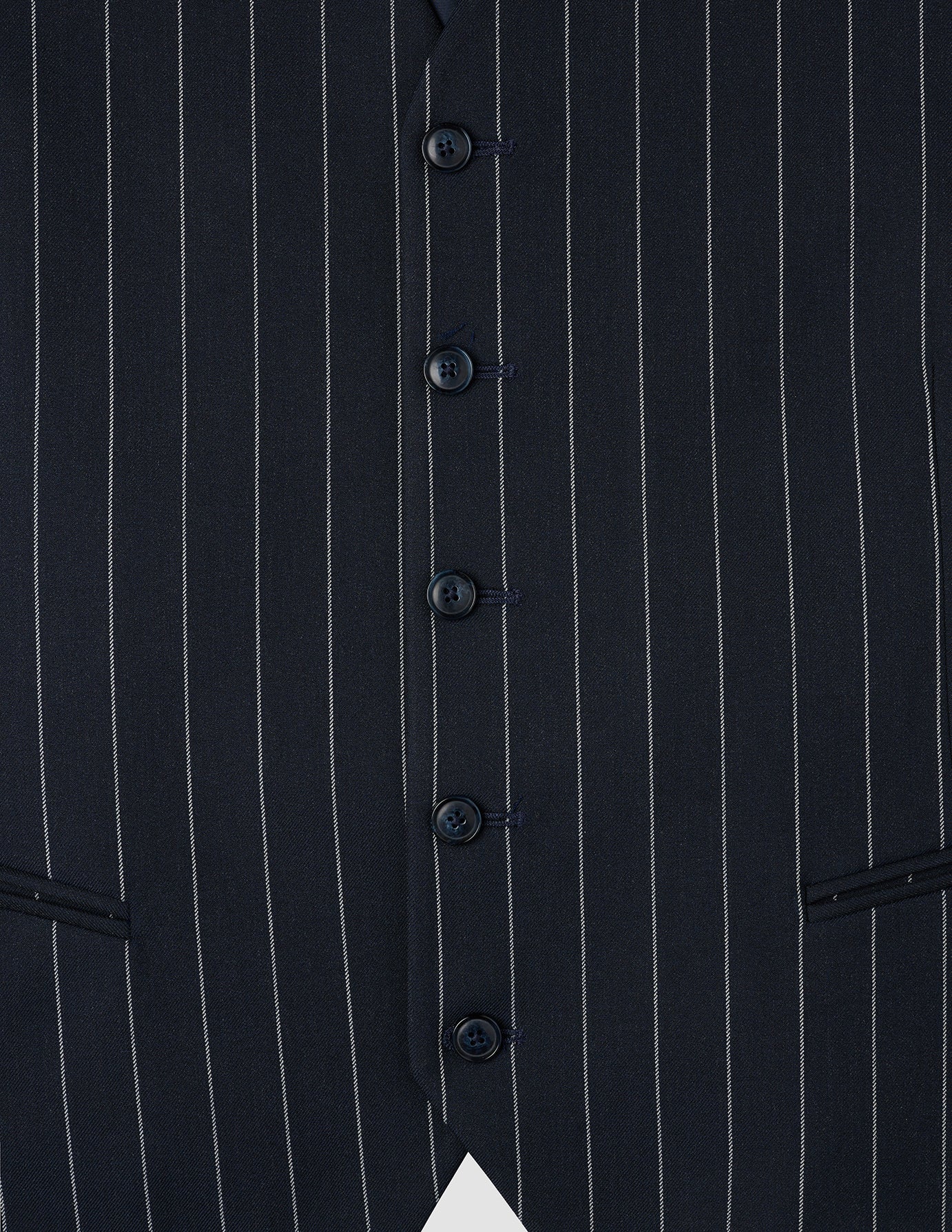 Essential Vest Navy Stripes