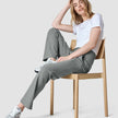 Essential Pants Straight Cloud Grey