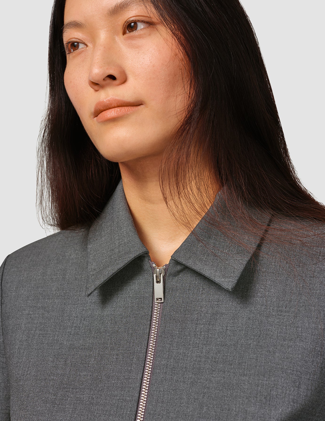 Essential Set Short Zip Jacket & Wide Pants